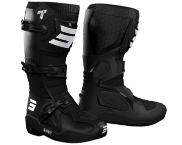 КРОССОВКИ SHOT RACING CROSS/ENDURO RACE 4 ЧЕРНЫЕ, ЦВЕТ C