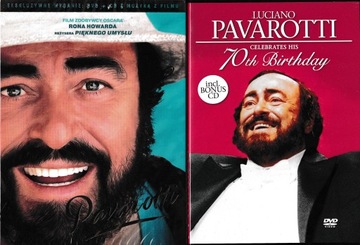 Luciano Pavarotti FILM KONCERT 2 CD 2 DVD KOLEKCJA