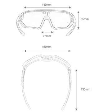 Оправа для спортивных велосипедных очков KINGSEVEN K7