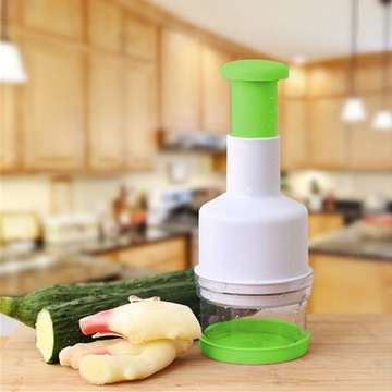 Ручная измельчитель лука для овощей, сталь + пластик.