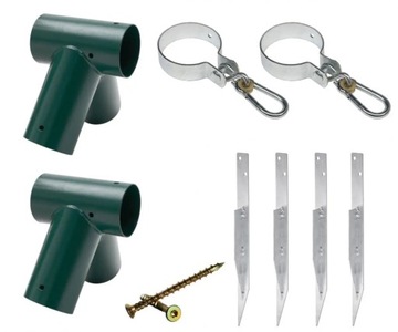 Пн.сет. для одиночных качелей на круглой балке