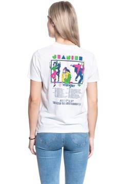 Damska koszulka t-shirt Wrangler HIGH RIB REGULAR TEE XS