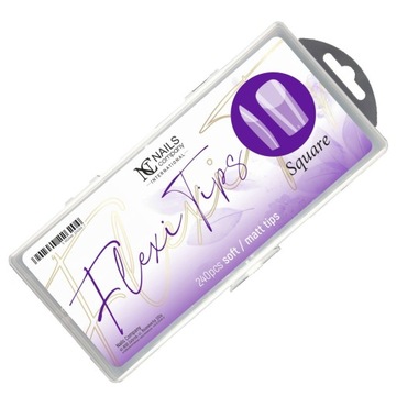 Nails Company Formy Flexi Tips - Square 240 szt.
