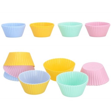 МАФФИНЫ, МАФФИНЫ, СИЛИКОНОВЫЕ ФОРМЫ ДЛЯ ВЫПЕЧКИ, 12 шт.