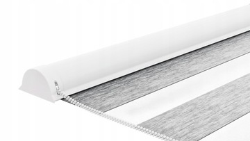 Жалюзи День и Ночь в кассете с направляющими - ИЗГОТОВЛЕНИЕ + цепочка-утяжелитель