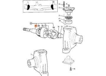 PÓŁOŚ 914/84501 JCB 3CX 4CX