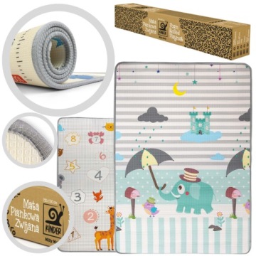 Pěnová podložka Kinder Digits and Elephant Milly Mally