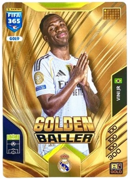 FIFA 365 2026 RARE GOL9 GOLDEN BALLER VINICIUS VINI JR REAL MADRYT