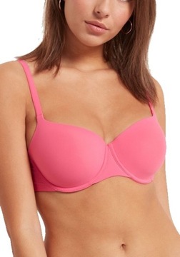 Tezenis Prague biustonosz usztywniany mikrofibra różowy delikatny 85B