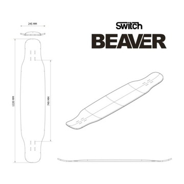 Колеса Switch Longboard BEAVER Flex2 Paris 65мм 80А