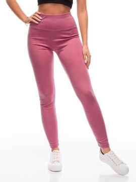Spodnie damskie legginsy 217PLR różowe XL