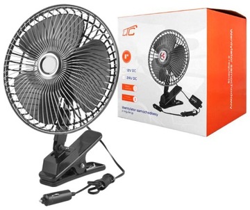 WENTYLATOR SAMOCHODOWY WIATRAK LTC 24V z klipsem