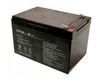 НЕОБСЛУЖИВАЕМАЯ ГЕЛЕВАЯ АККУМУЛЯТОРНАЯ БАТАРЕЯ VIPOW 12 В 12 Ач BAT0216