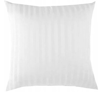 POSZEWKA HOTELOWA BIAŁA BAWEŁNA PASY 20MM 100% 50X80