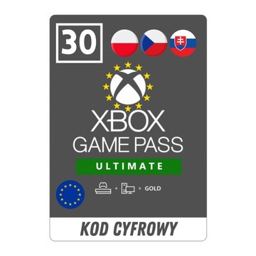 SUBSKRYPCJA XBOX GAME PASS ULTIMATE 1 MIESIĄC / 30 DNI PC KOD KLUCZ PL EU