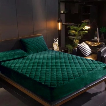 НАМАТРАСНИК СТЕГАНЫЙ ВЕЛОРОВЫЙ ВОДОНЕПРОНИЦАЕМЫЙ ПЛЮШ 120х200х30