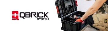 ИНСТРУМЕНТАЛЬНЫЙ ЯЩИК МОДУЛЬНЫЙ ящик 26л Qbrick ДВА ИНСТРУМЕНТА + система