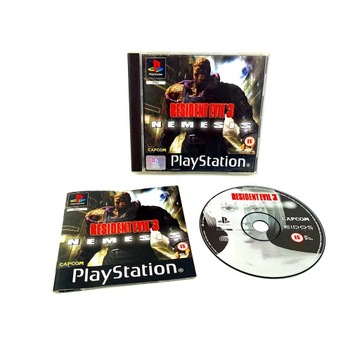 RESIDENT EVIL 3 III NEMESIS PS1 PSX PAL ENG 3xA