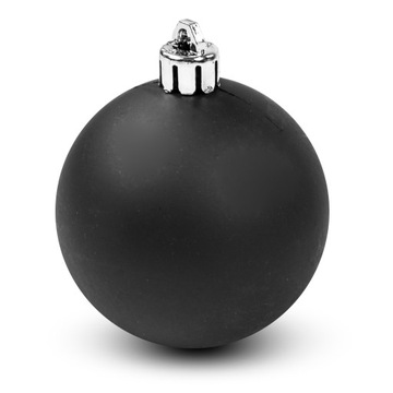 РОЖДЕСТВЕНСКИЕ ШАРЫ РОЖДЕСТВЕНСКИЕ ЕЛОЧНЫЕ ШАРИКИ НАБОР НЕБЕРИМЫХ ЧЕРНЫХ МАТОВЫХ ВАЗ 24