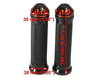 КОРОТКИЕ РУЧКИ ПЕРЕКЛЮЧЕНИЯ 22 мм, оранжевые мотоциклетные