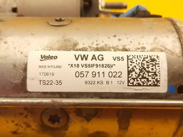 AUDI A6 C8 4K Q7 3.0 TDI STARTÉR 057911022
