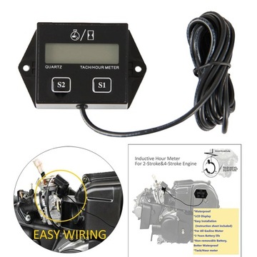 СЧЕТЧИК ЧАСОВ ДВИГАТЕЛЯ ТАХОМЕТР + СБРОС МОТОРА