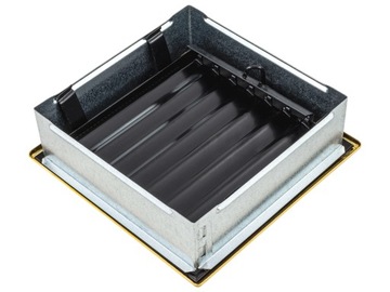 Решетка каминная вентиляционная 17х17, позолоченная С решеткой.