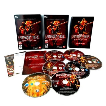 DUNGEON SIEGE II 2 EDYCJA DELUXE + DODATEK PC PL