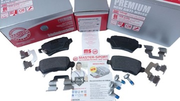 KLOCKI HAMULCOWE TYŁ MS OPEL ASTRA H 1.7 1.9 CDTI