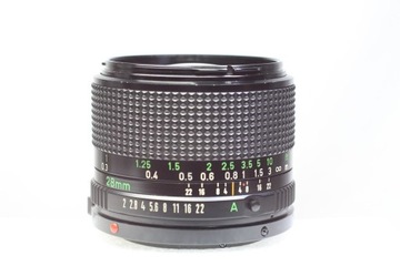 Новый широкоугольный объектив с постоянным фокусным расстоянием Canon FD 28mm F/2 MF для зеркальных фотоаппаратов производства Японии