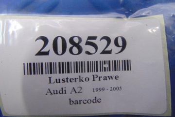 AUDI A2 ZRCÁTKO PRAVÉ