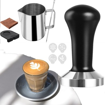 RĘCZNY DO ESPRESSO 51 MM TAMPER DO KAWY BARISTY DO PRALKI RĘCZNIK BARISTA