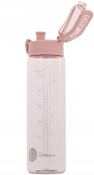 BIDON BUTELKA NA WODĘ TRITANOWA CASNO TENNESSEE CLEAR 750ML RÓŻOWA BEZ BPA
