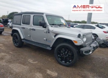 Jeep Wrangler IV 2021 Jeep Wrangler 2021, 2.0L, 4x4, UNLIMITED SAHARA, HYRBIRD, od ubezpieczalni