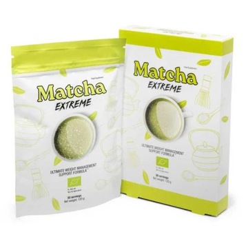 MATCHA EXTRTEME PYSZNA ZIELONA HERBATA UTRZYMANIE WAGI GLUKOZA & METABOLIZM