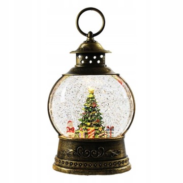 tishita Christmas Snow Globe Lantern pozytywka