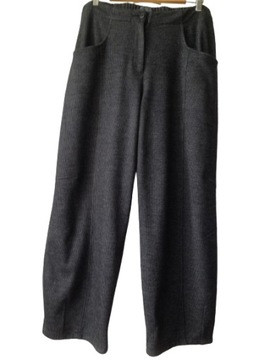 OSKA - świetne -WEŁNA/bawełna- spodnie - XXL/XXXL-