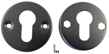 BISZKOPT ROZETA DOLNA SZARA GRAFIT WKŁADKA KLAMKA