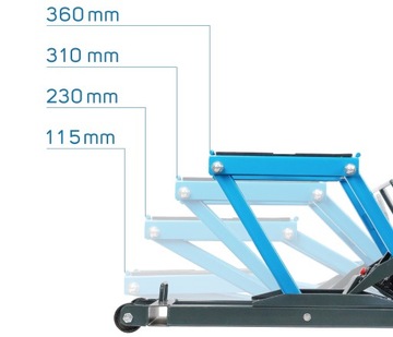 PODNOŚNIK HYDRAULICZNY MOTOCYKLOWY ATV STOJAK MOTOCYKLA QUADA 680 KG STIX