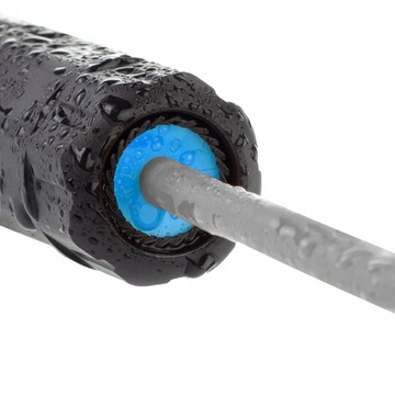 NEKU Кабельное соединение цилиндрический разъем 2x RJ45 FTP STP кат.6 герметичный IP68