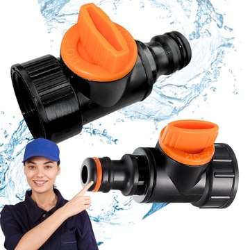 САДОВЫЙ БЫСТРОРАЗЪЕМНЫЙ СОЕДИНИТЕЛЬ ДЛЯ ЛЕНТЫ с клапаном GW 3/4