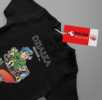 KOSZULKA T-SHIRT DZIAŁKA DZWONI MUSZĘ IŚĆ L