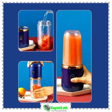 ПОРТАТИВНЫЙ БЛЕНДЕР С СОКОВИНОВКОЙ USB C САМЫЙ МОЩНЫЙ