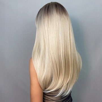 Peruka włosy długie syntetyczne blond Zuccari