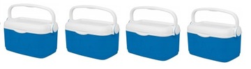 Небольшая туристическая портативная синь Курвер холодильника 10Л патрона емкая