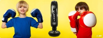 БОКСЕРСКИЙ МЕШОК ДЛЯ ДЕТЕЙ СТОЯЧИМИ ТРЕНИРОВКАМИ