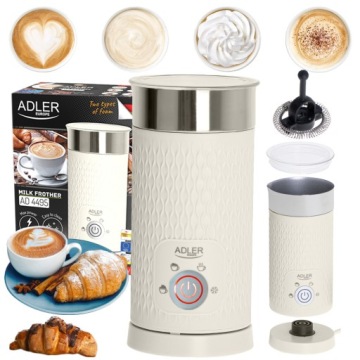 Elektrický Napěňovač Mléka Ohřívač 2v1 Cappuccino Latte 4 Funkce