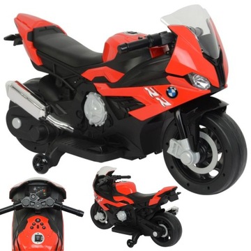 Мотоцикл BMW S1000RR 2156 с красным аккумулятором для детей