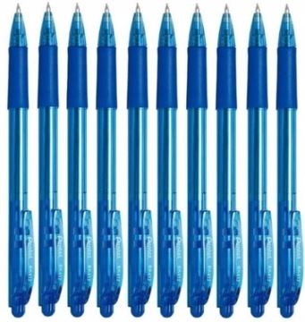 Pentel długopis WOW niebieski długopisy 10 sztuk