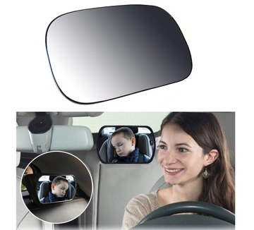 ЗЕРКАЛО ДЛЯ НАБЛЮДЕНИЯ ЗА РЕБЕНКОМ В МАШИНЕ, ПРОЗРАЧНОЕ И БЕЗОПАСНОЕ 360